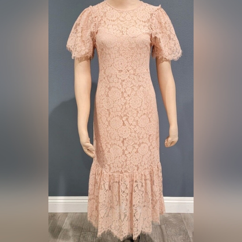 Zara midi dress pink